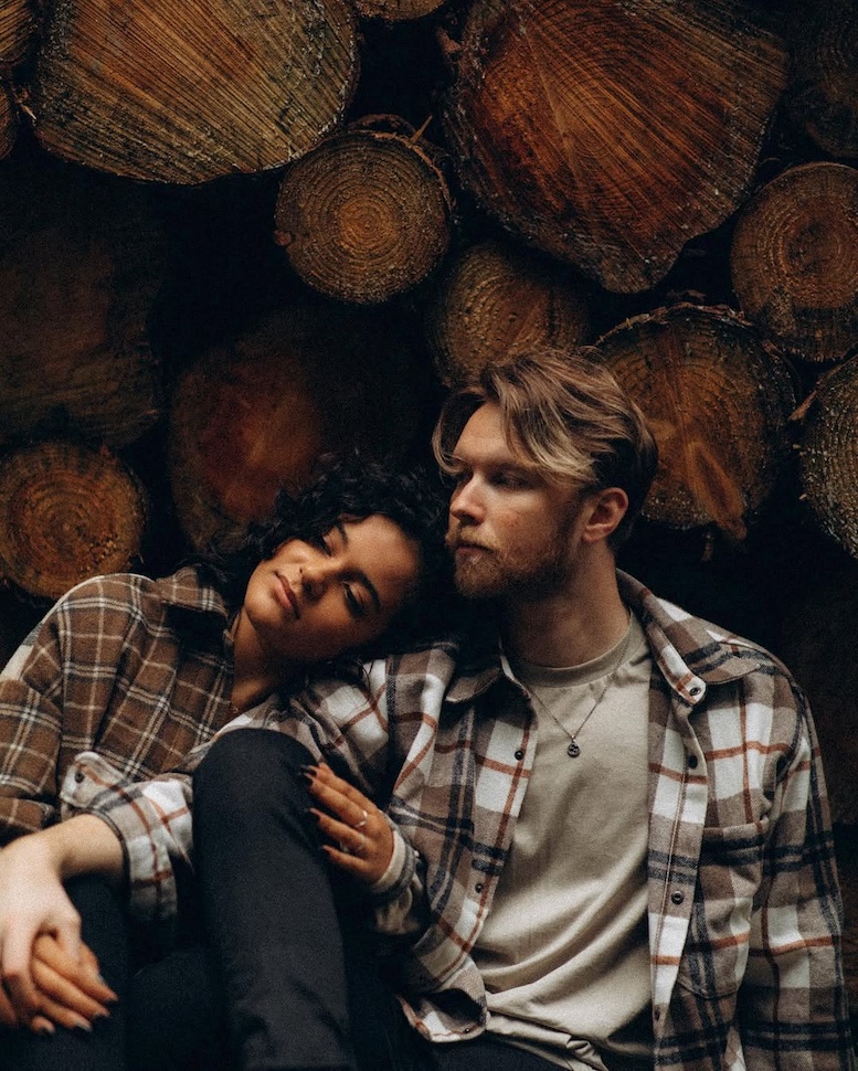 Aaron & Silva — couples in woodland, Crone Wood, Co. Wicklow