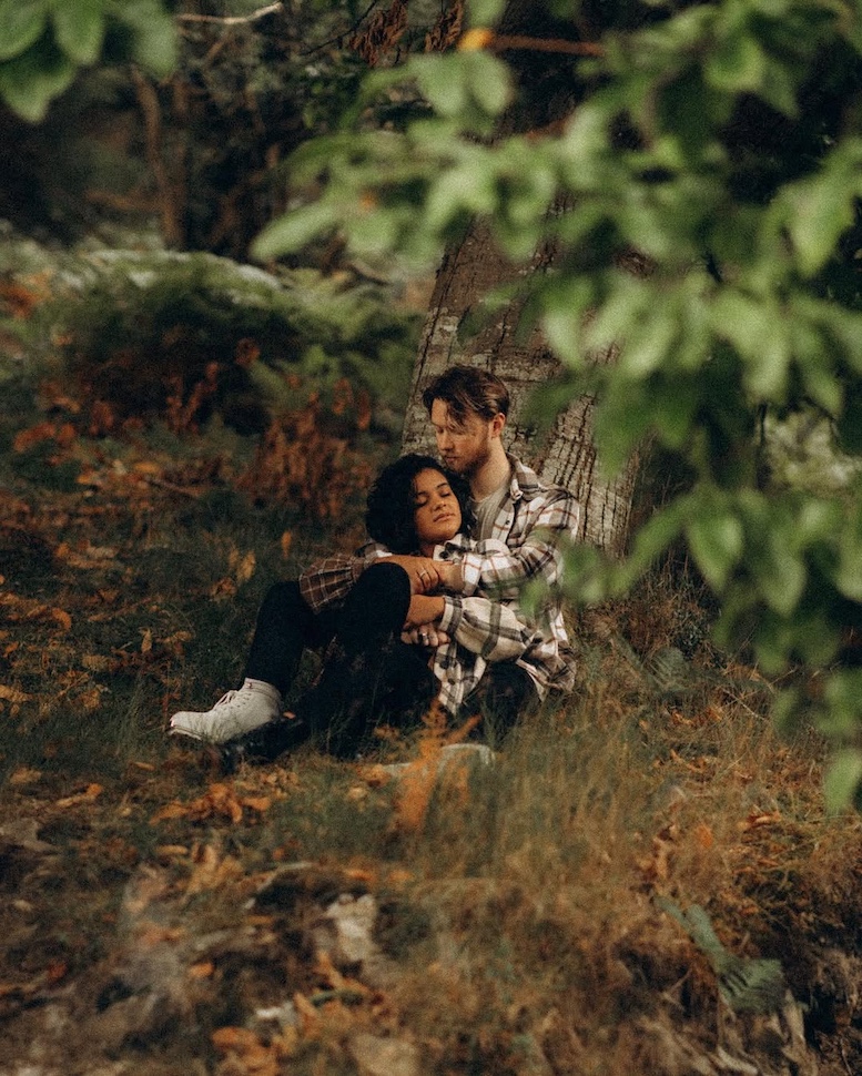 Aaron & Silva — woodland portrait, Crone Wood, Co. Wicklow