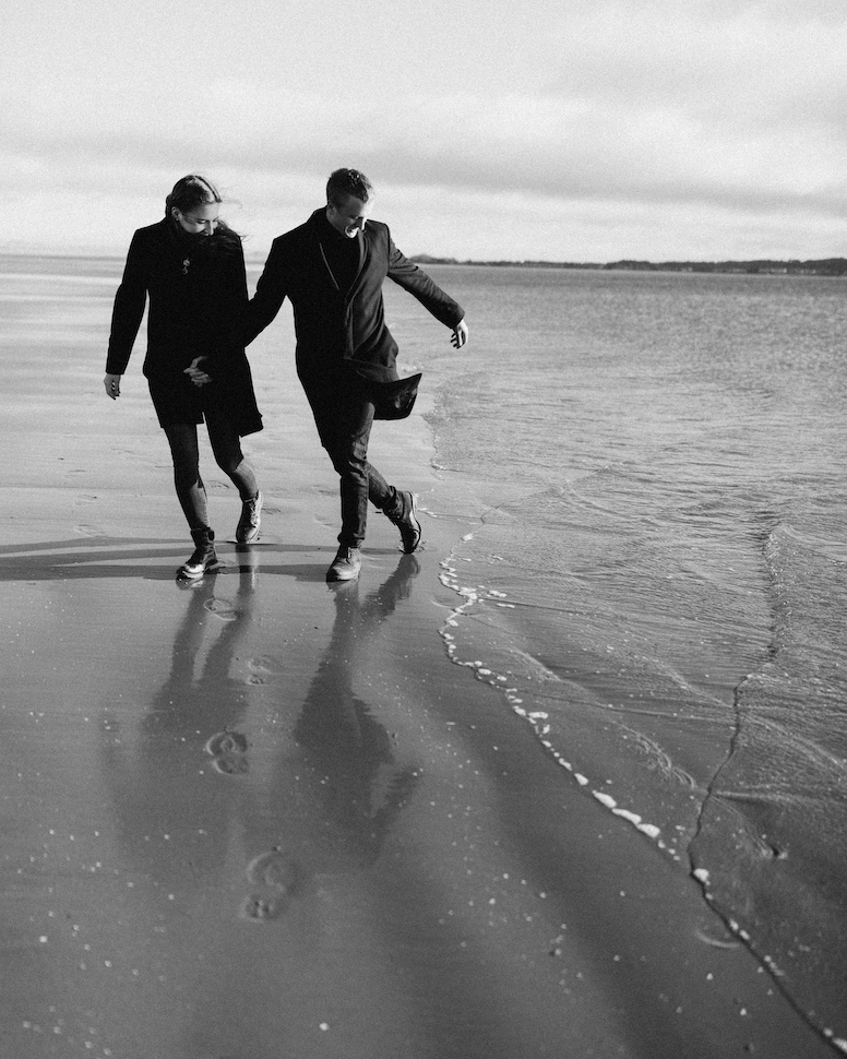 Alina & Erik — sea grass, Bull Island, Dublin Bay