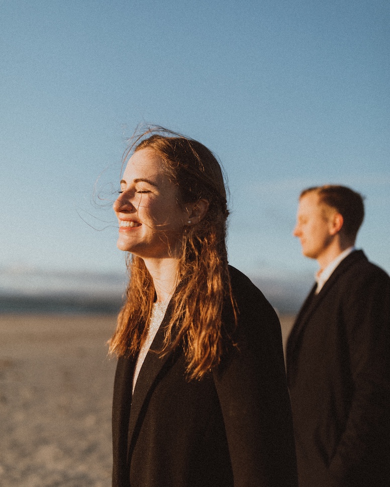 Alina & Erik — sea horizon, Bull Island, Dublin Bay