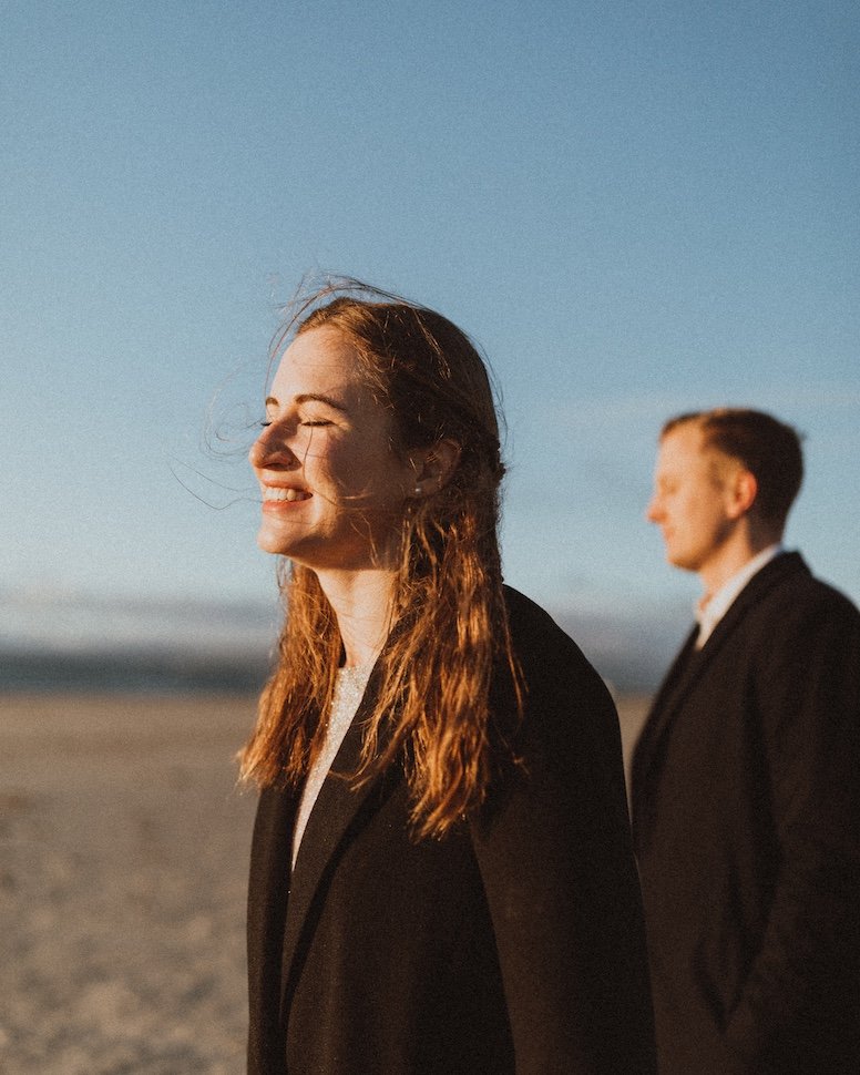 Alina & Erik — sea horizon, Bull Island, Dublin Bay