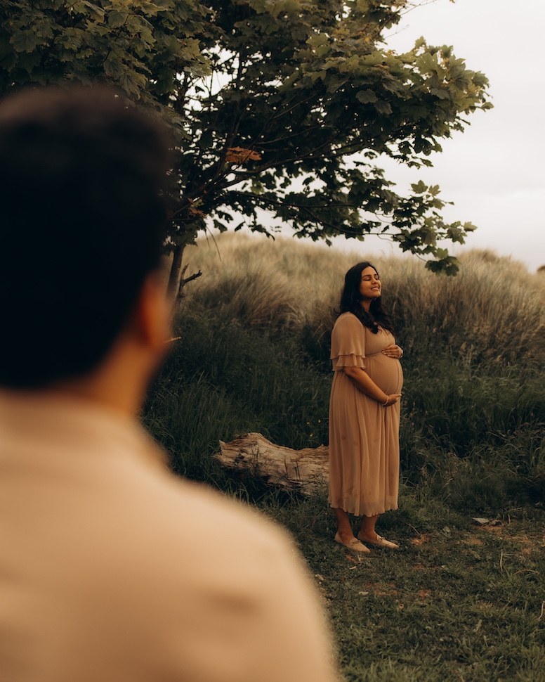 Alok — dune maternity session, Bull Island, Dublin Bay