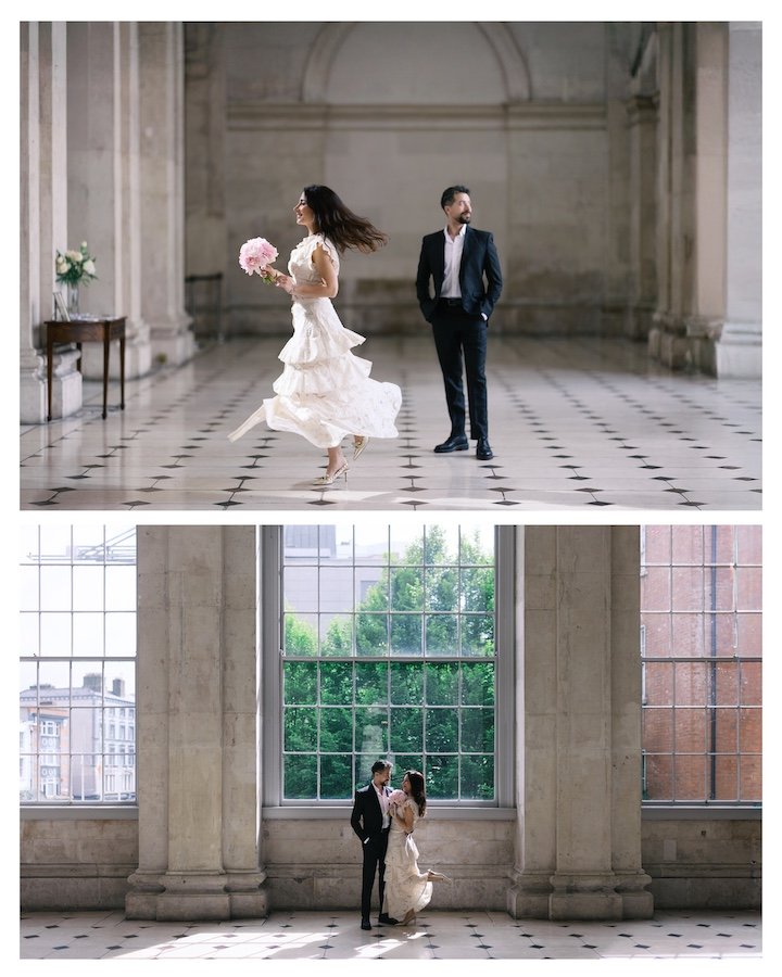 Amar and Hosam — intimate moment, Dublin City Hall wedding photographer