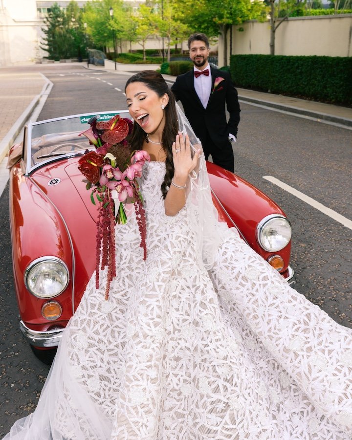 Amar & Hosam — wedding portrait Powerscourt gardens