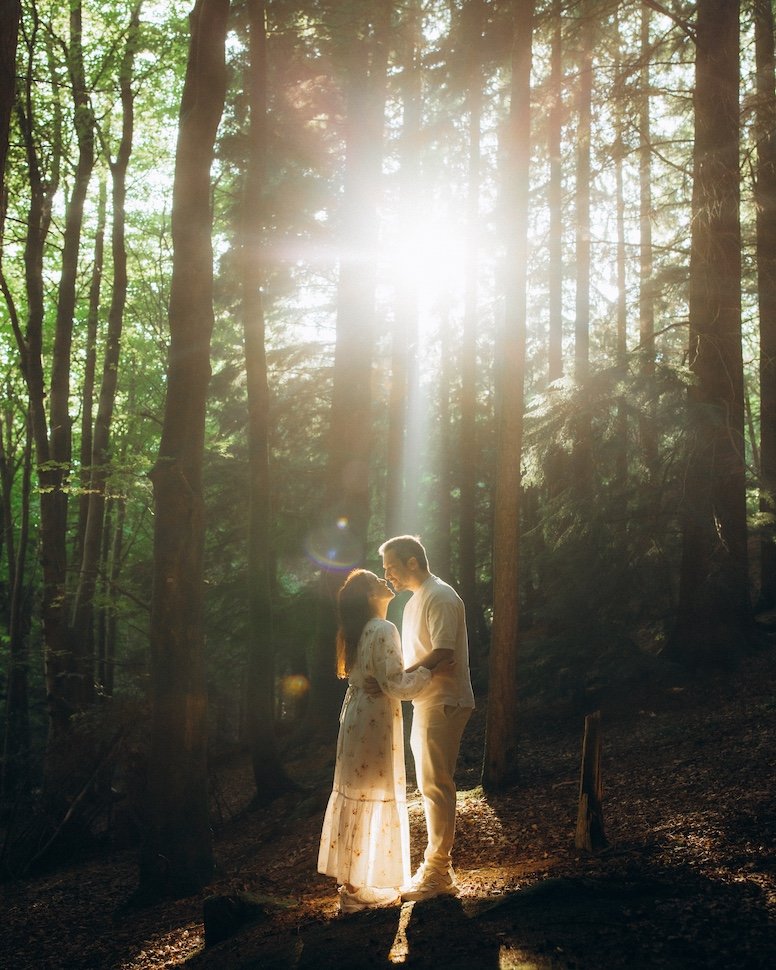 Anaelle & Mathieu — beach engagement, Co. Wicklow