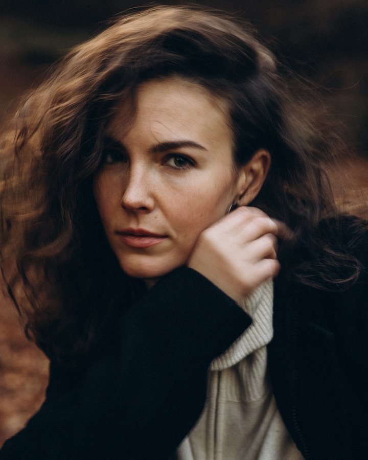 Anastasia — natural light portrait, Crone Woods, Dublin