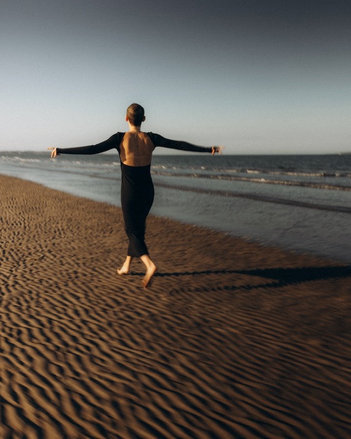 Anna — portrait, Portmarnock Beach
