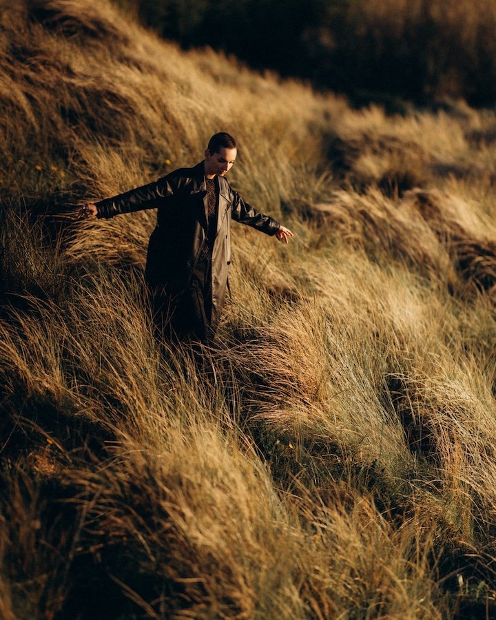 Anna — golden hour portrait, Portmarnock Beach