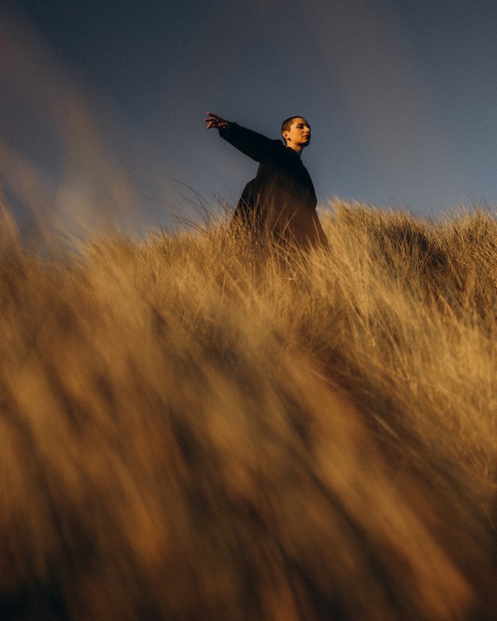 Anna — portrait in evening light, Dublin coast