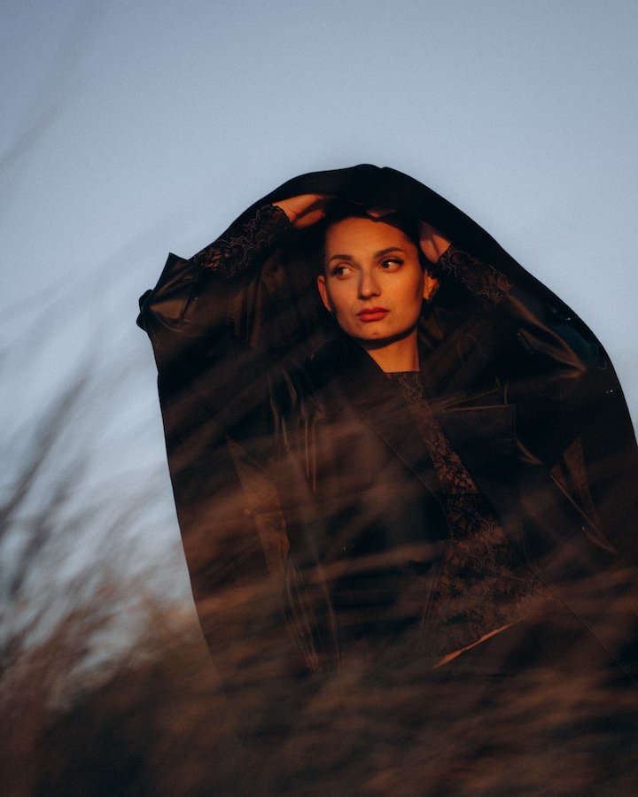 Anna — portrait by the sea, Ireland