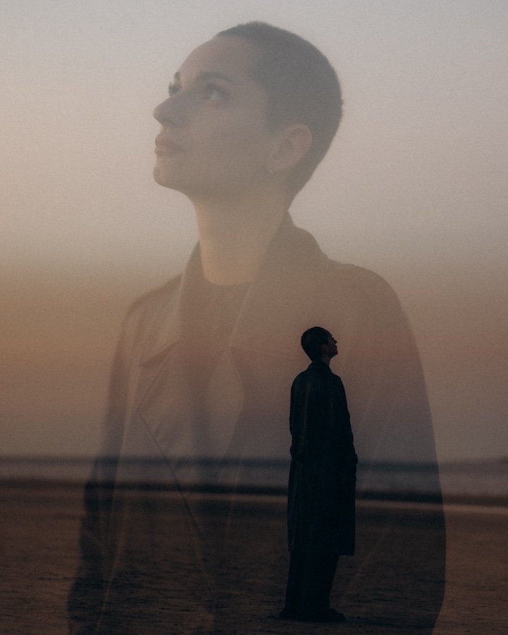 Anna — portrait, Portmarnock Beach, Co. Dublin