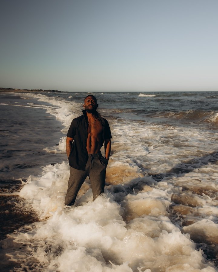 Black Paddy — natural light portrait, Brittas Bay