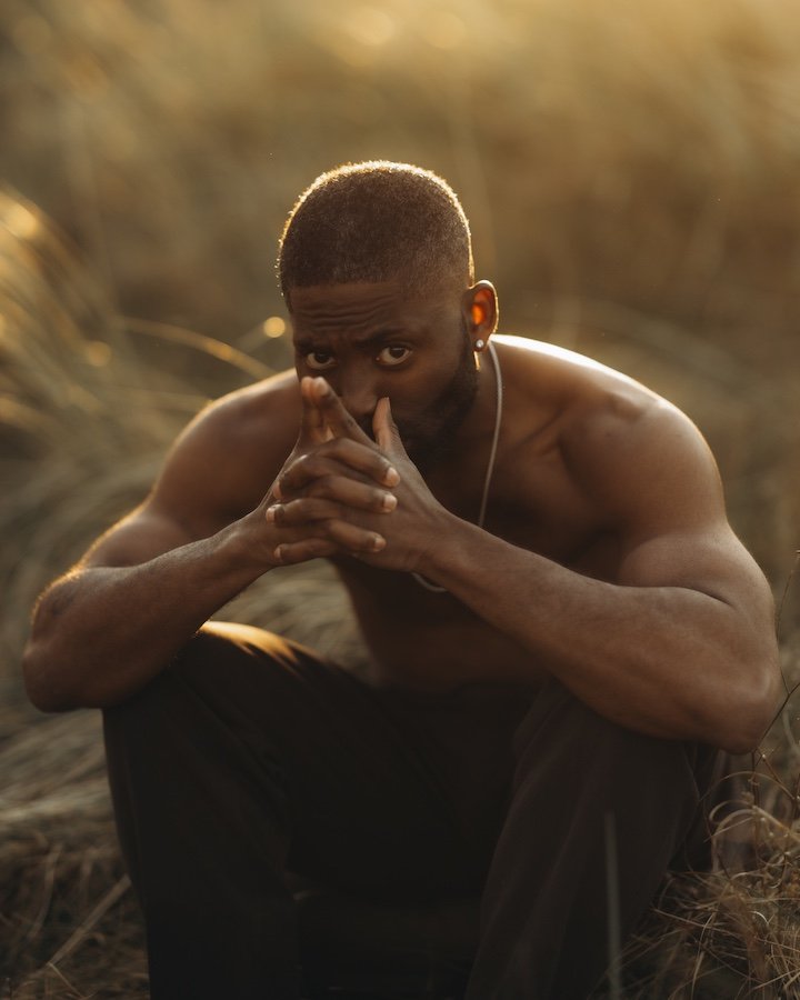 Black Paddy — natural light portrait, Brittas Bay