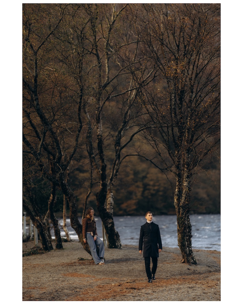 Dima & Kate — dappled light portrait, Glendalough, Co. Wicklow