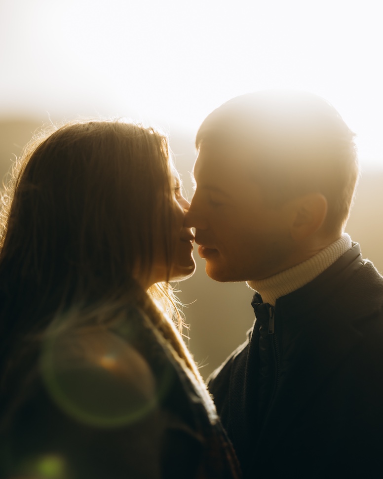 Dima & Kate — quiet forest moment, Glendalough, Co. Wicklow