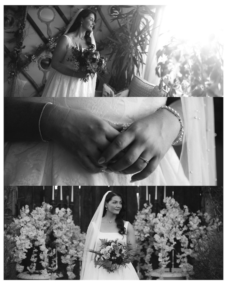 Dylan & Siobhan — indoor wedding ceremony, Ballymagarvey Village, Co. Meath