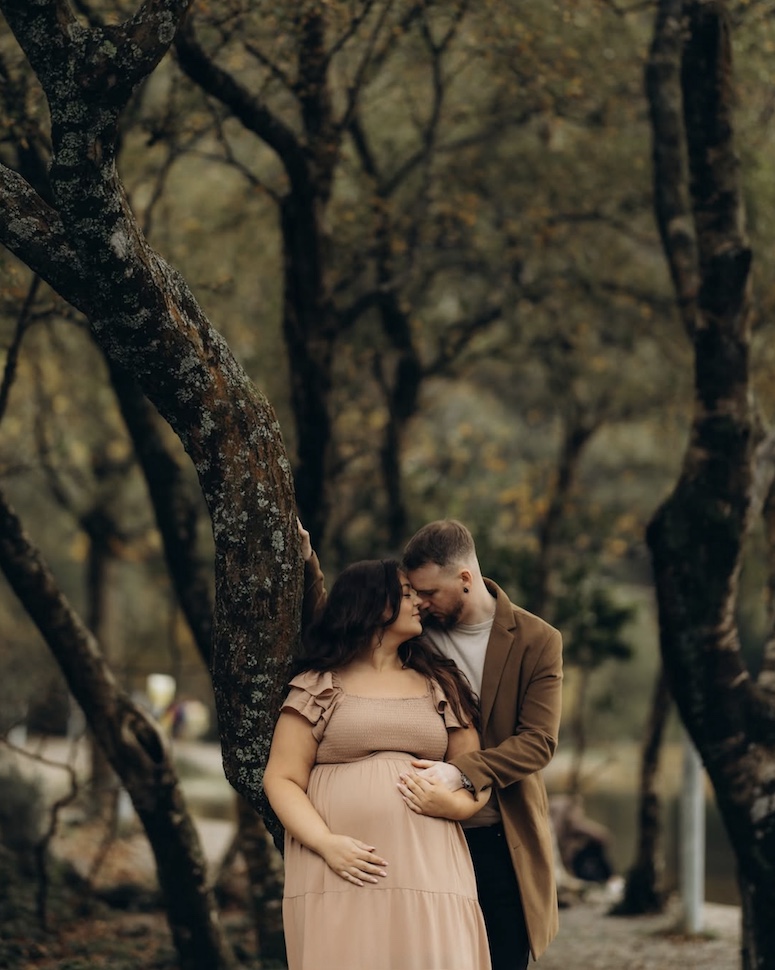 Ebony & Ryan — intimate maternity session, Glendalough, Co. Wicklow