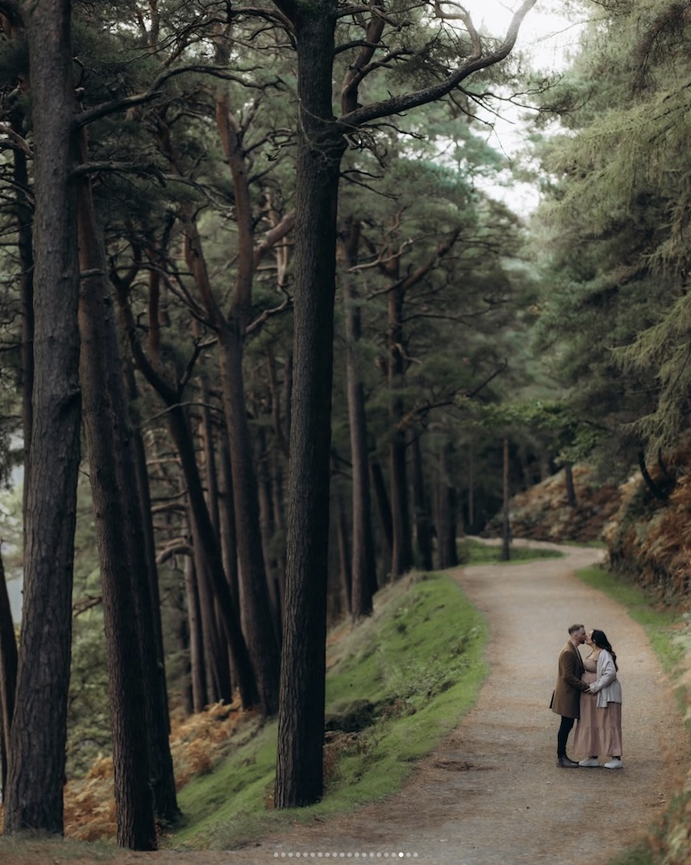Ebony & Ryan — couple expecting Wicklow, Glendalough, Co. Wicklow