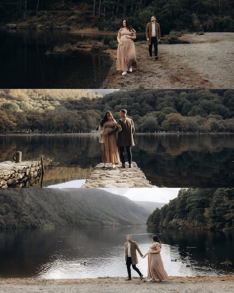 Ebony & Ryan — couple expecting in Glendalough, Glendalough, Co. Wicklow