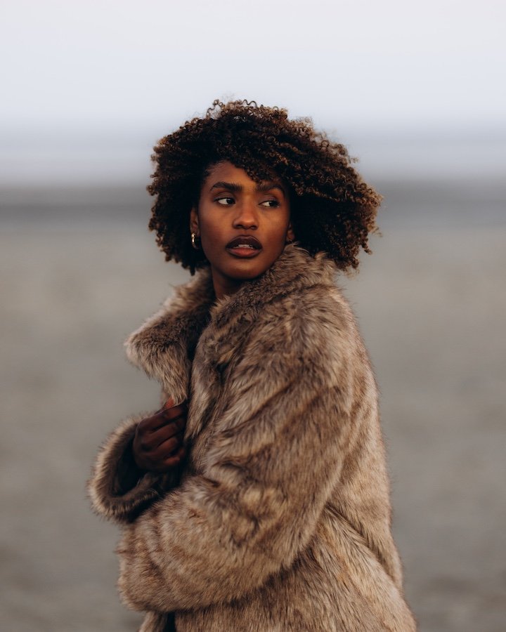 Eileen — natural light portrait at Bull Island