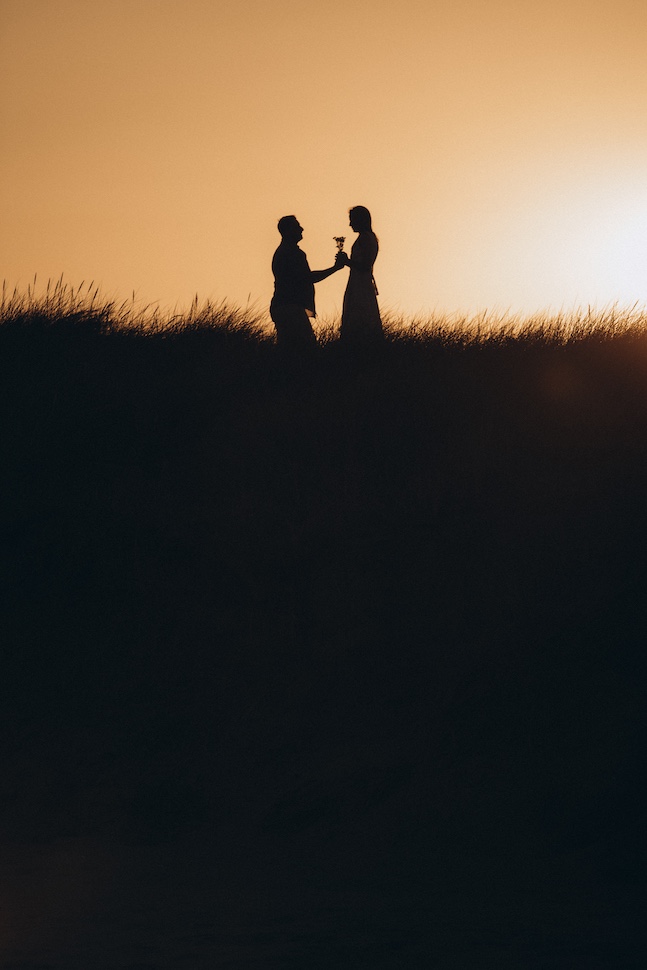 Gabi & Vasi — salt marsh portrait, Bull Island, Dublin Bay