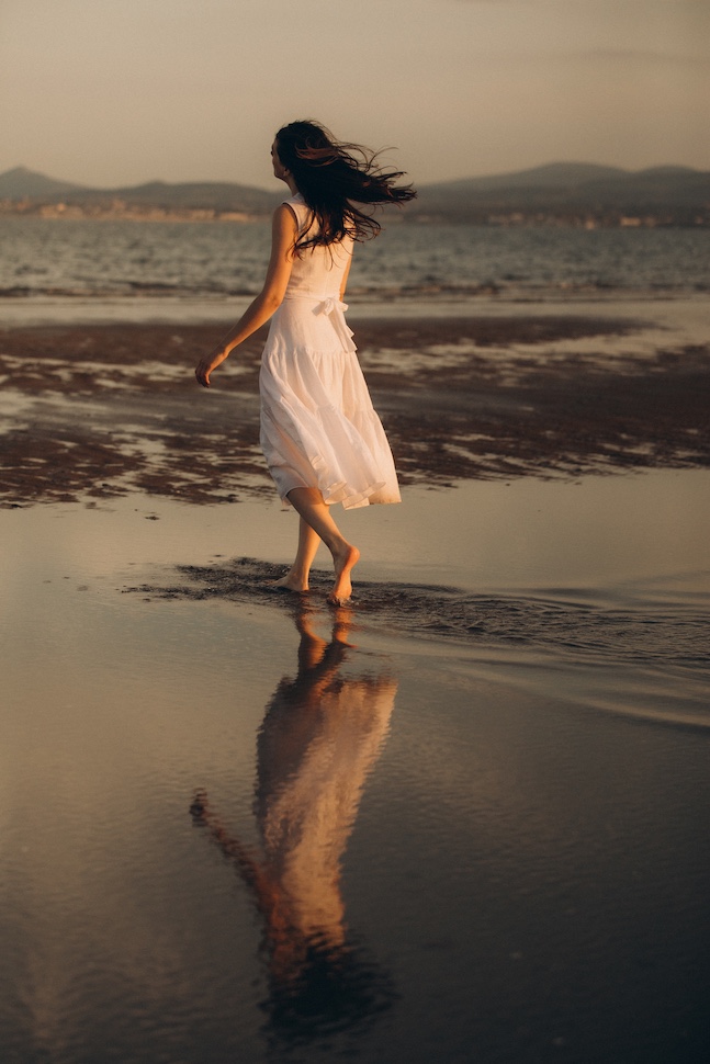 Gabi & Vasi — coastal evening session, Bull Island, Dublin Bay