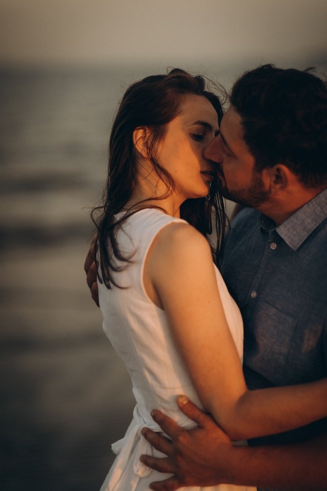 Gabi & Vasi — reed bed portrait, Bull Island, Dublin Bay