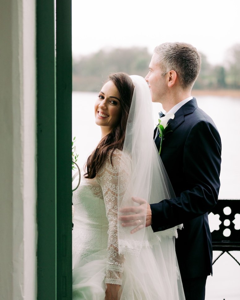 Jolene and Stephen — wedding day, Lough Rynn Castle, Co. Leitrim