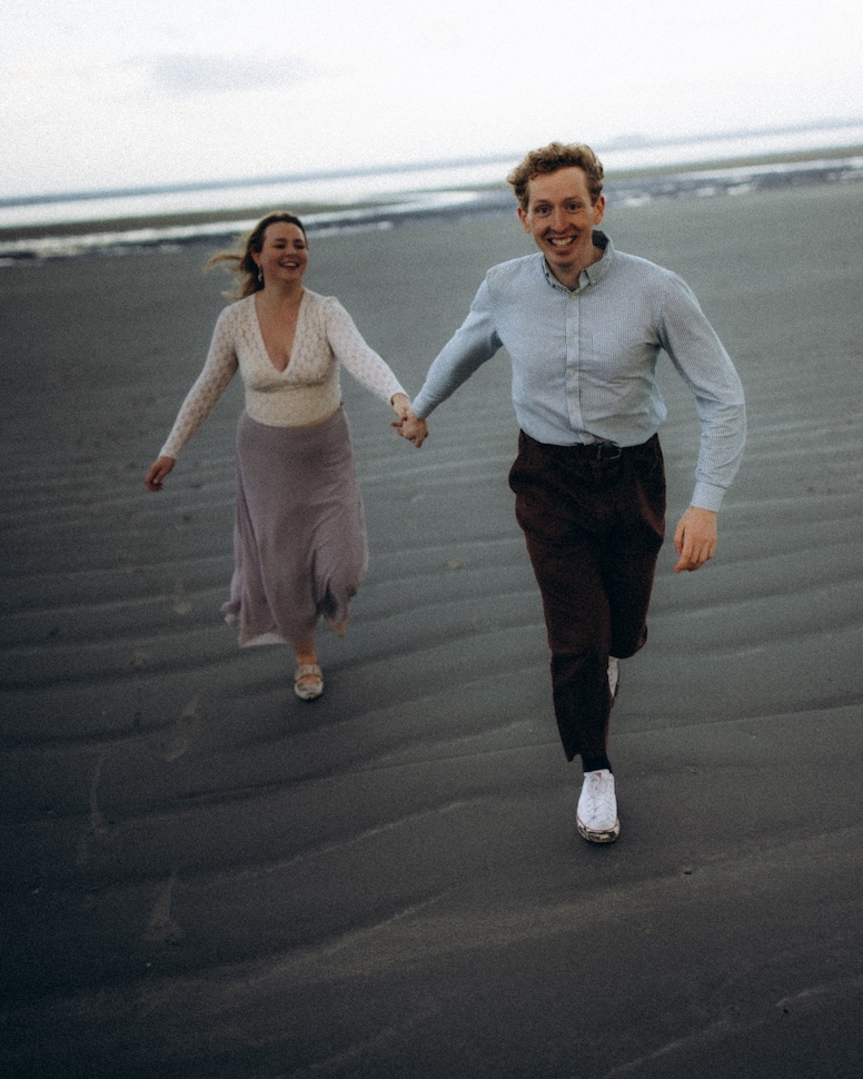 Juliette & Cian — Bull Island sunset couple, Bull Island, Dublin Bay