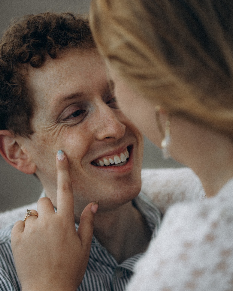 Juliette & Cian — coastal evening engagement, Bull Island, Dublin Bay