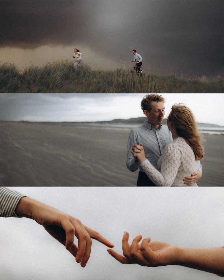 Juliette & Cian — Bull Island shoreline portrait, Bull Island, Dublin Bay