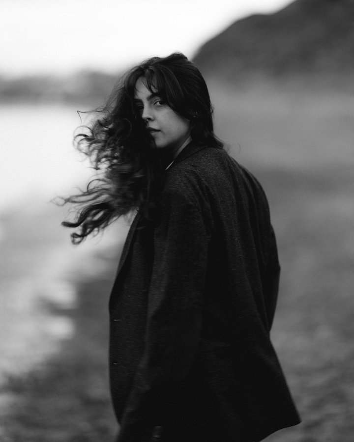 Leticia — portrait, Killiney Beach, Dublin