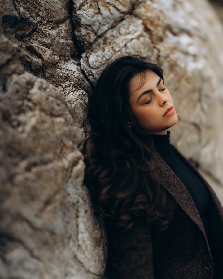 Leticia — portrait, Killiney Beach, Dublin