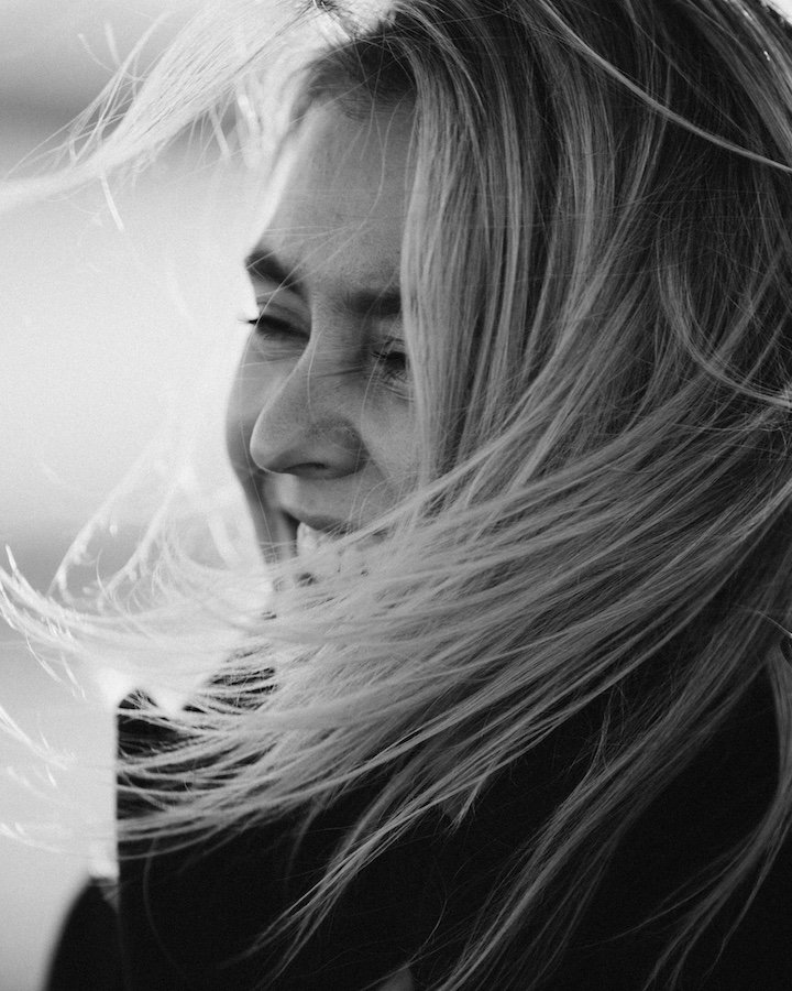Lubovj — portrait at Killiney Beach, Dublin