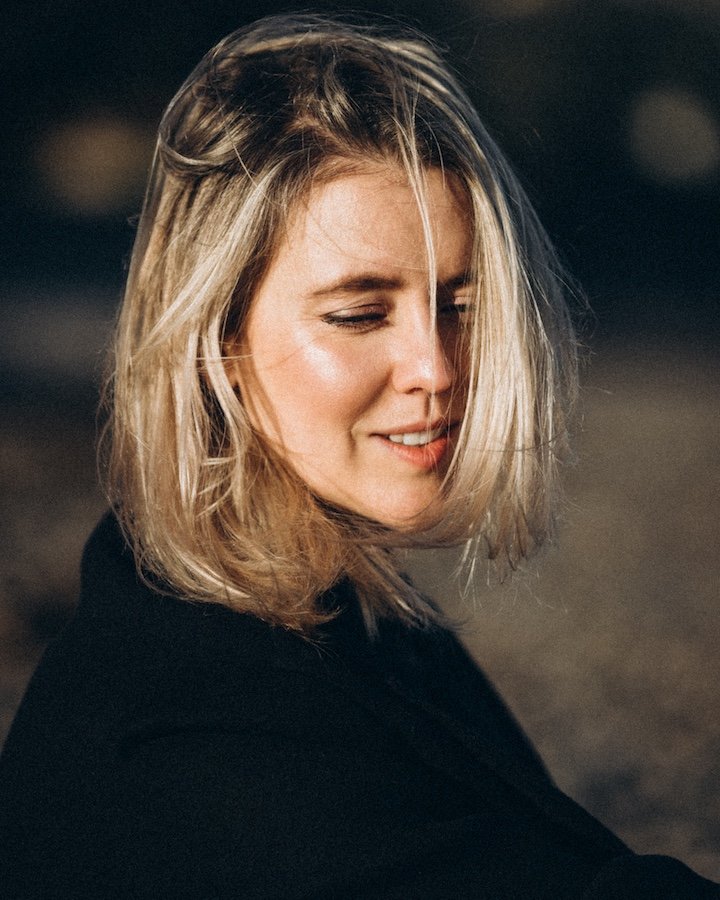 Lubovj — portrait, Killiney Beach, Dublin
