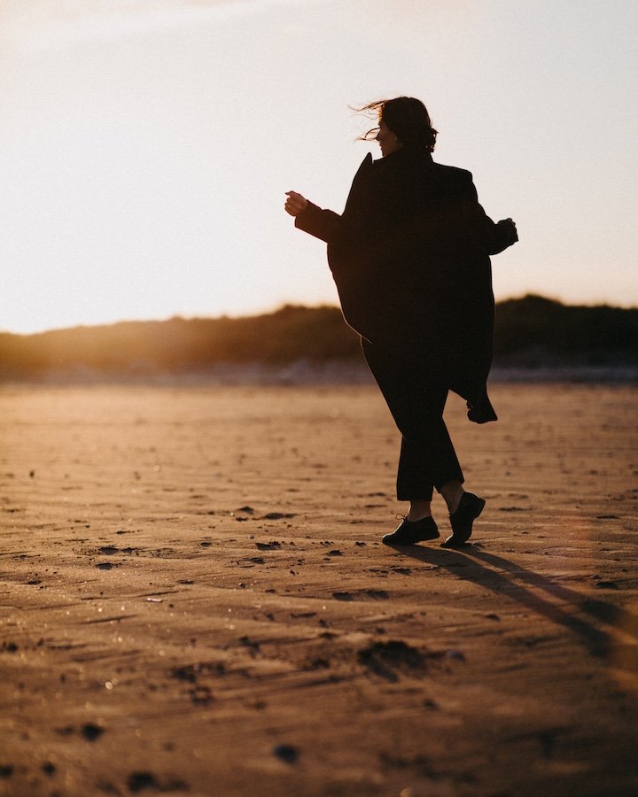 Miki — portrait, south Dublin coast