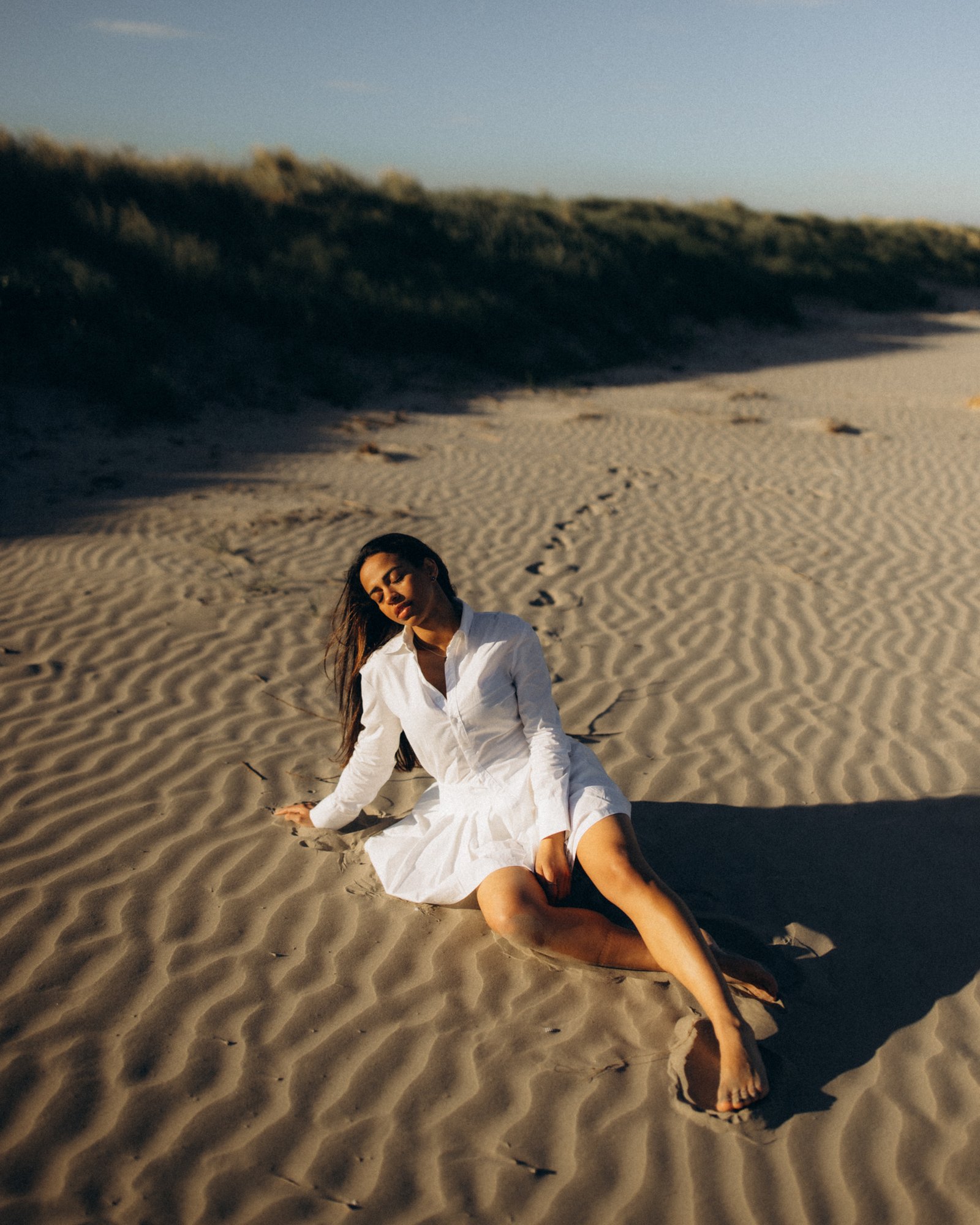 Perla — portrait on Bull Island, Dublin