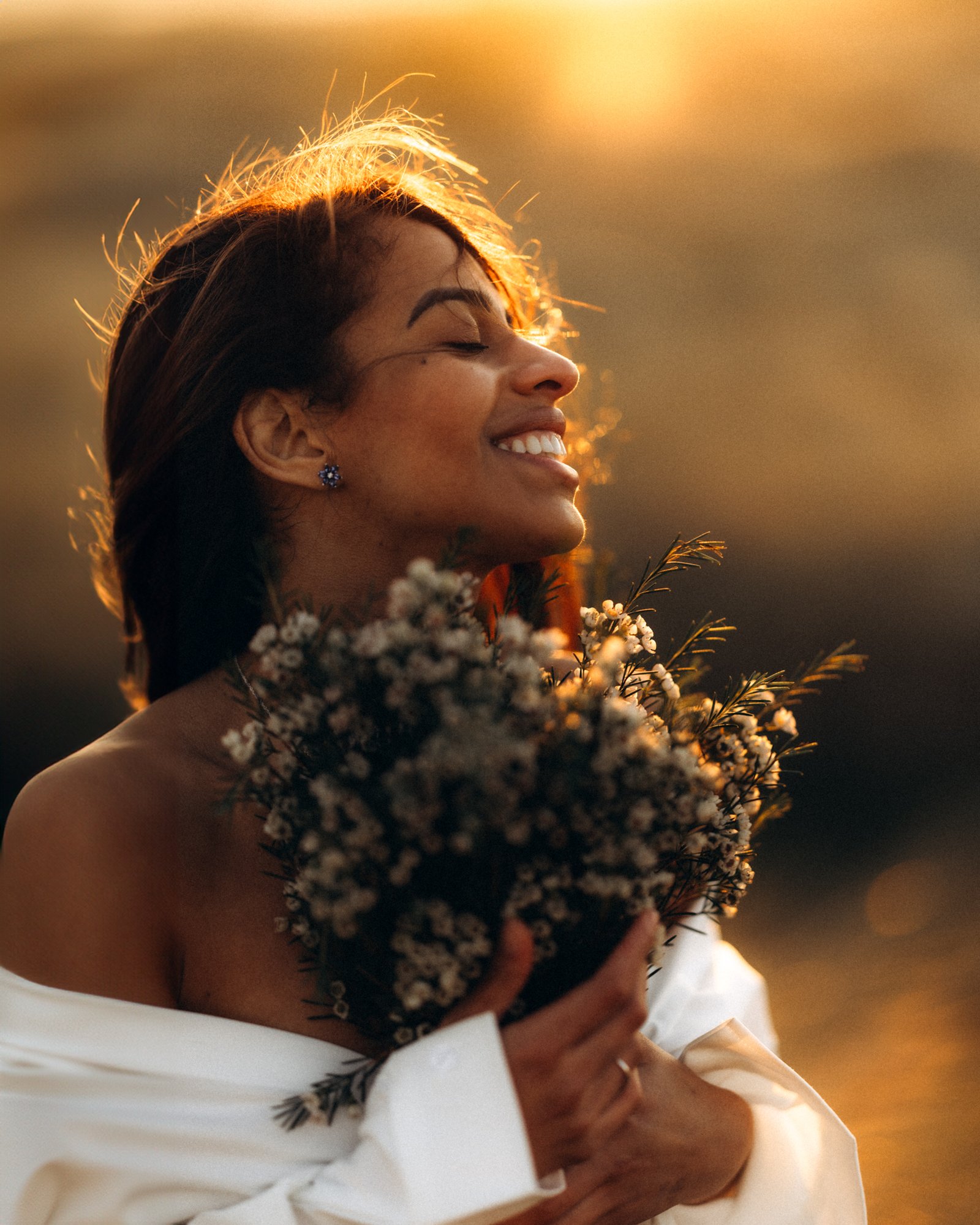 Perla — portrait session on Bull Island, Dublin