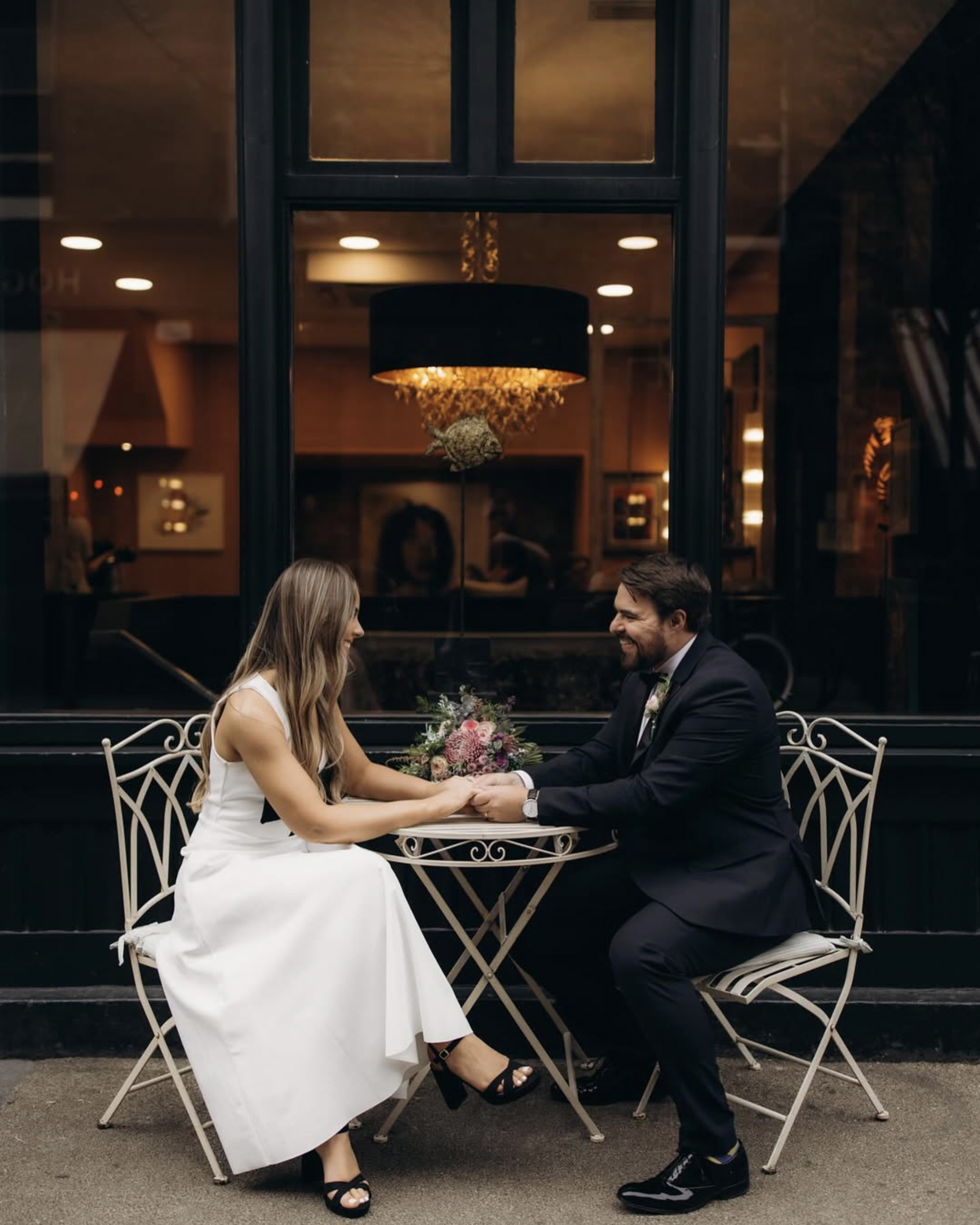 Rachel & James — wedding couple city streets, Dublin city centre