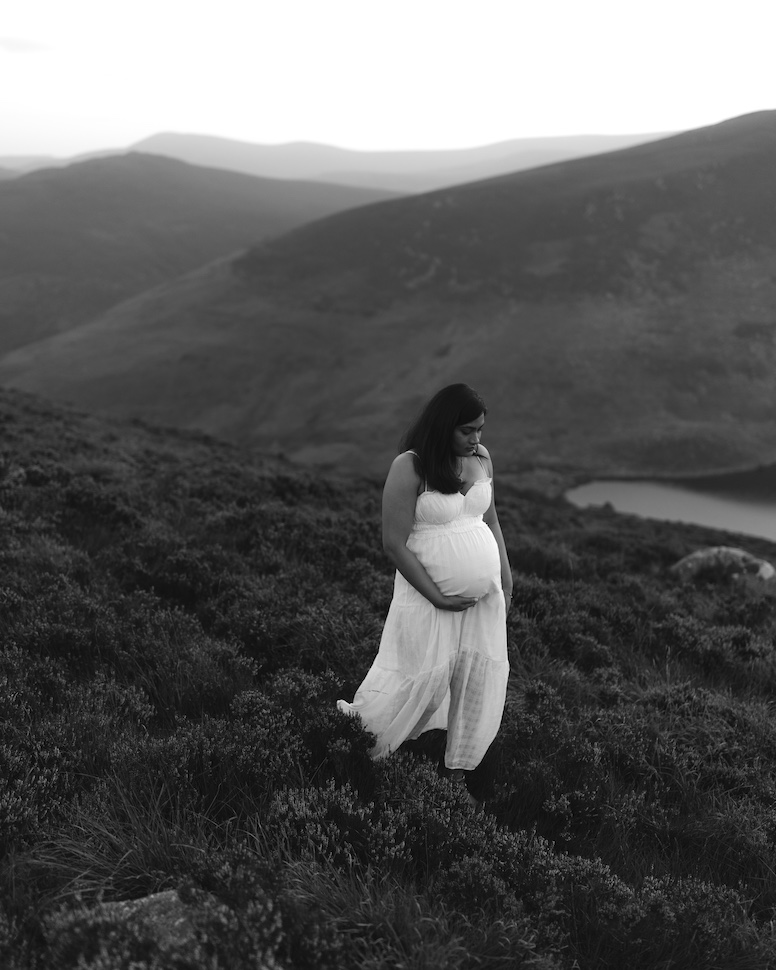 Rachita & Sid — Sally Gap area maternity, Wicklow Mountains near Guinness Lake