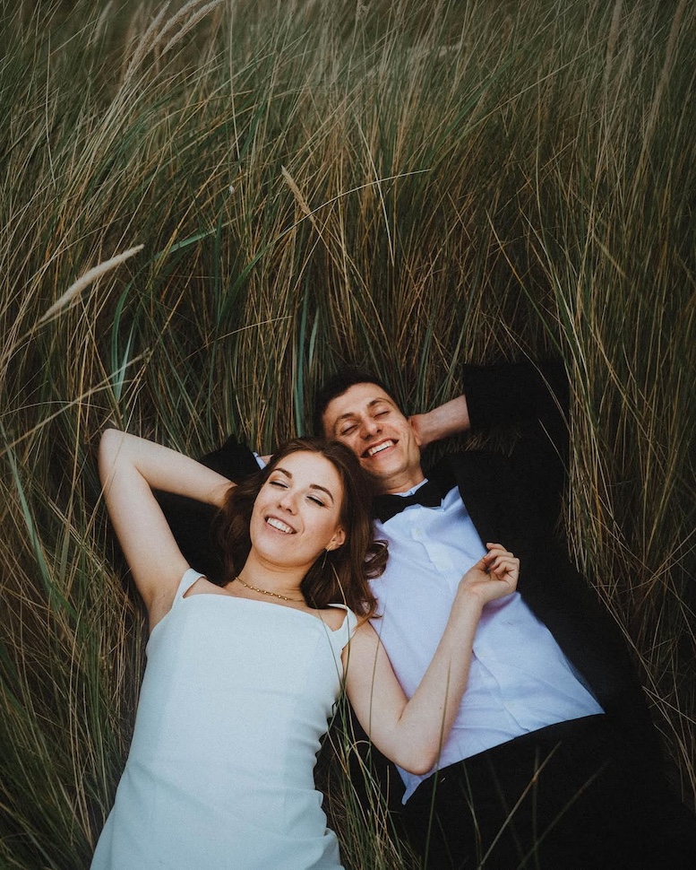 Sasha & Rafal — coastal portrait Dublin, Bull Island, Dublin Bay