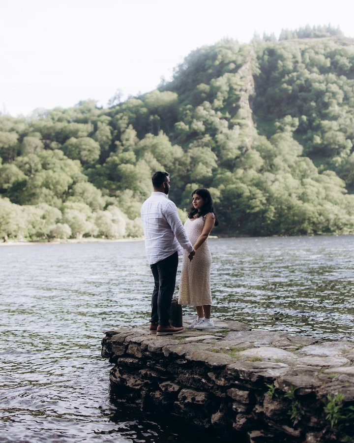 Sona & Chiragh — maternity session at Glendalough, Co. Wicklow