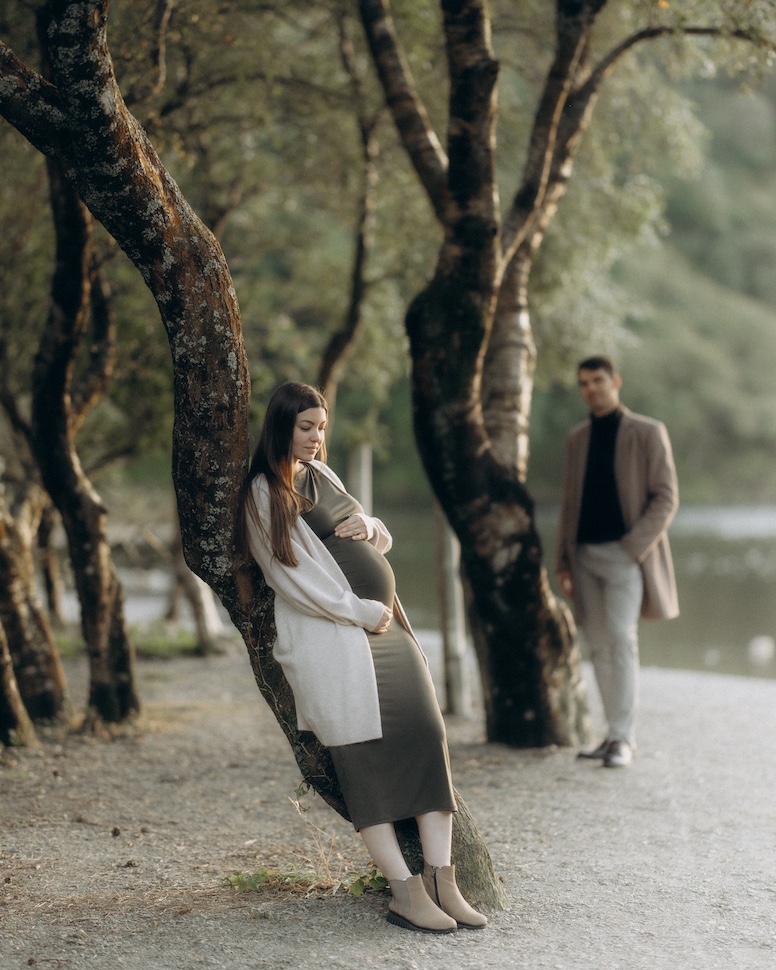 Tatiana & Ivan — Wicklow woodland maternity, Glendalough, Co. Wicklow