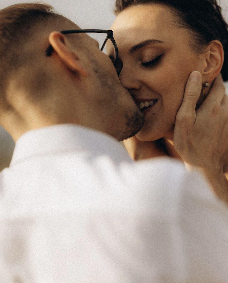 Zoya & Alex — tidal flat couple, Bull Island, Dublin Bay