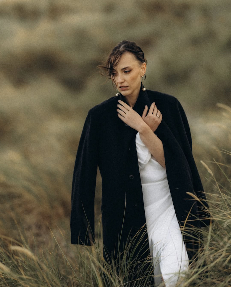 Zoya & Alex — sea breeze portrait, Bull Island, Dublin Bay