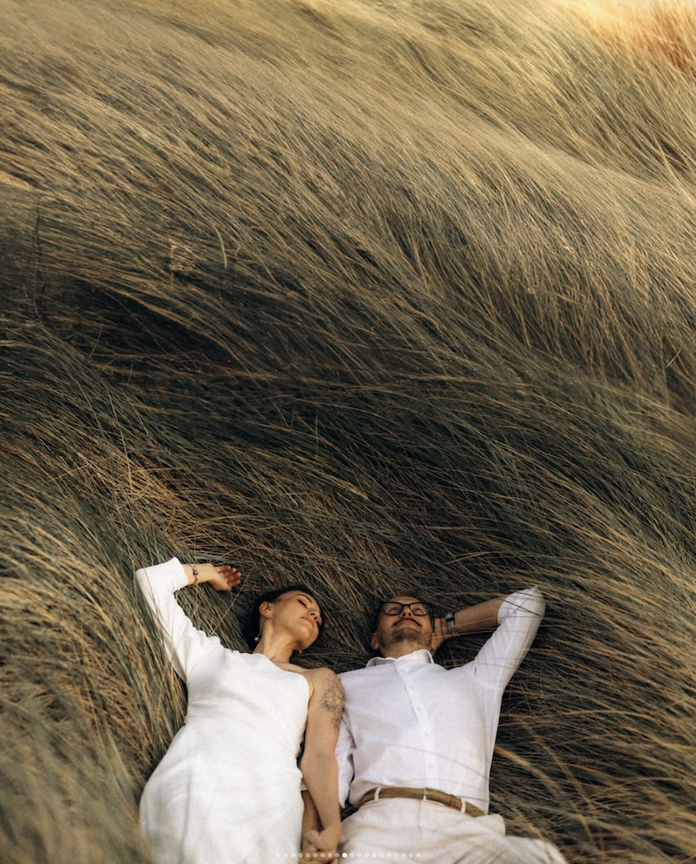 Zoya & Alex — salt marsh evening session, Bull Island, Dublin Bay