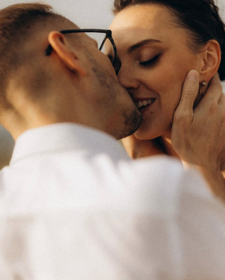 Zoya & Alex — tidal flat couple, Bull Island, Dublin Bay