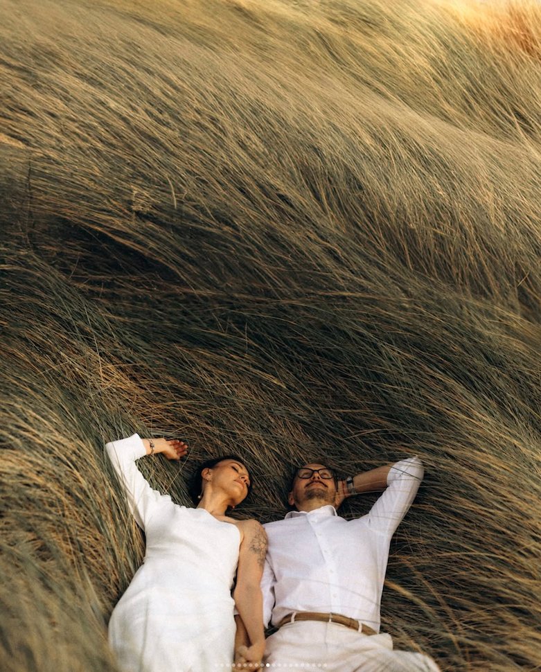 Zoya & Alex — salt marsh evening session, Bull Island, Dublin Bay