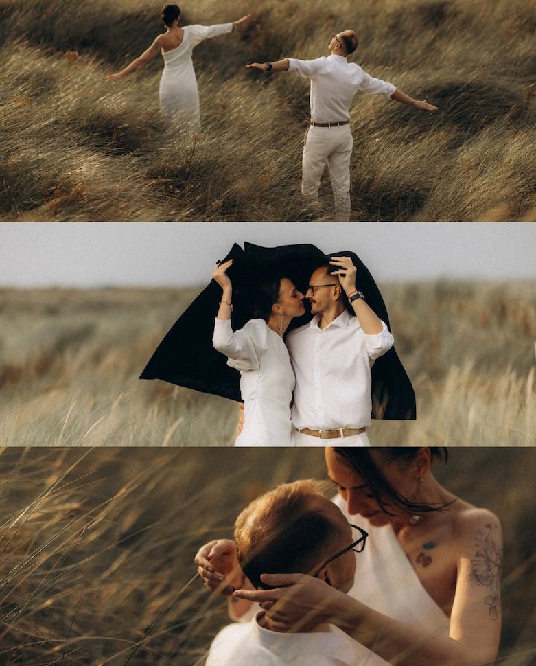 Zoya & Alex — Dublin coast couple evening, Bull Island, Dublin Bay
