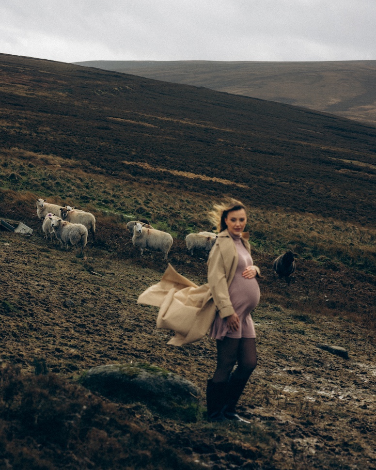 Zoya and Alex — maternity session in the Wicklow Mountains, Ireland